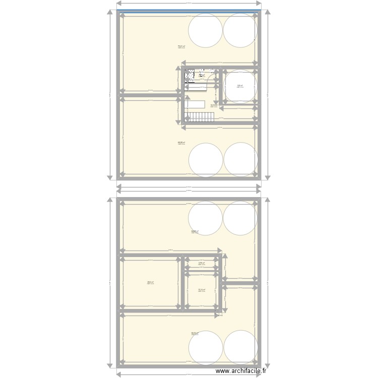 essai immeuble neuf. Plan de 0 pièce et 0 m2