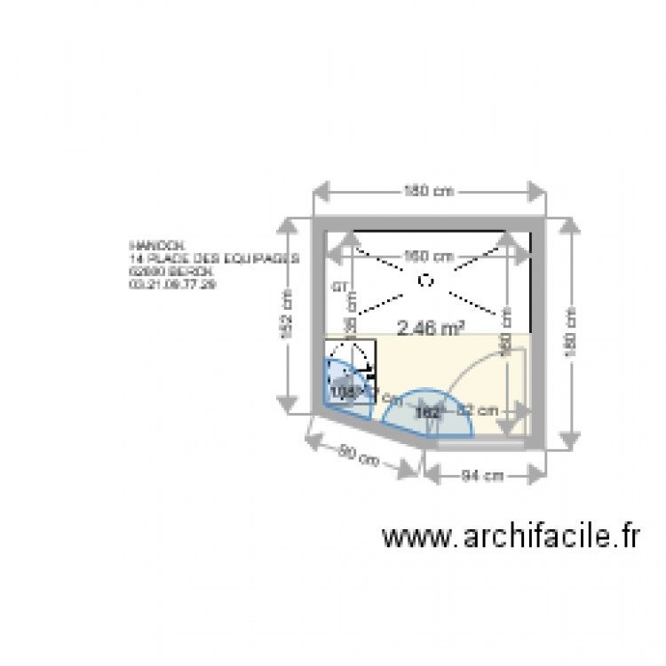 HANOCQ. Plan de 0 pièce et 0 m2