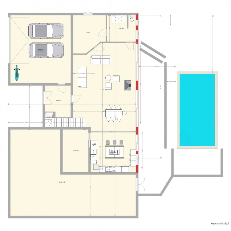 Grange SJS sauvegarde v3. Plan de 0 pièce et 0 m2