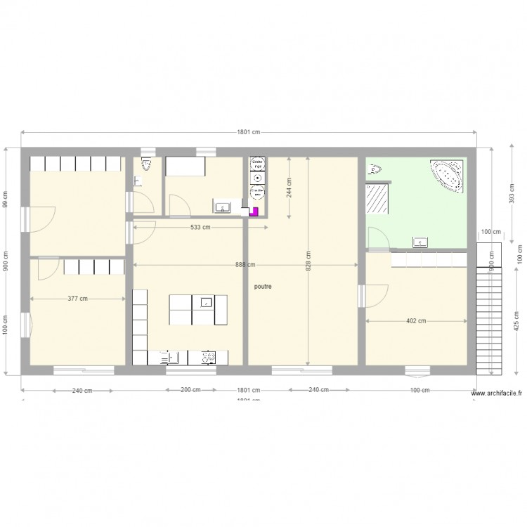 maisonmiclau6155x23x3x8xreseauxPOu. Plan de 0 pièce et 0 m2