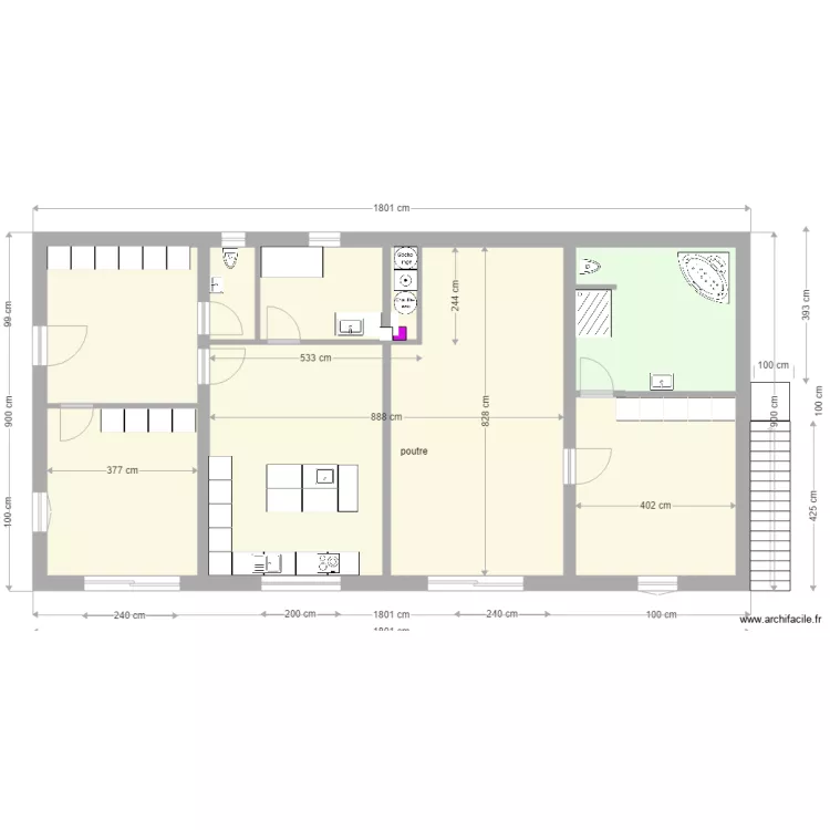 maisonmiclau6155x23x3x8xreseauxPOu. Plan de maisonmiclau6155x23x3x8xreseauxPOu. Plan de