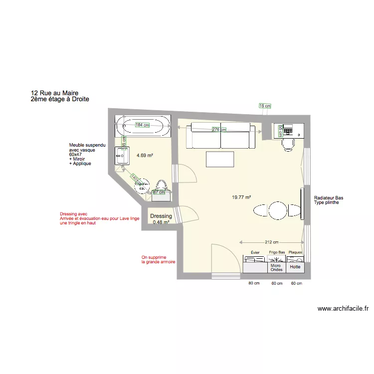 12 AU MAIRE. Plan de 12 AU MAIRE. Plan de