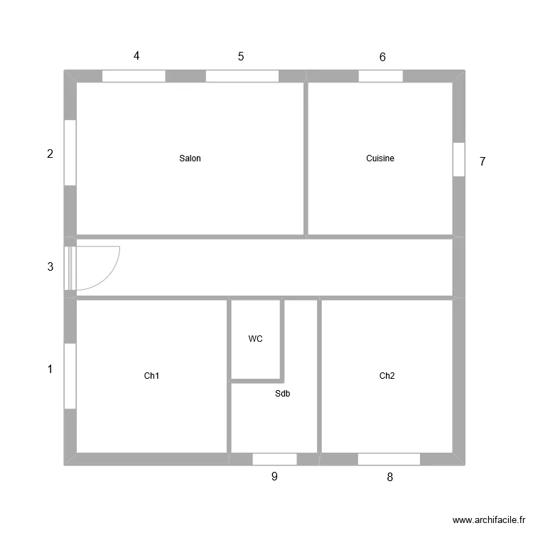 ROBERT Marc. Plan de 