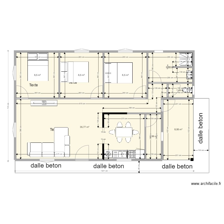 mada7. Plan de 0 pièce et 0 m2