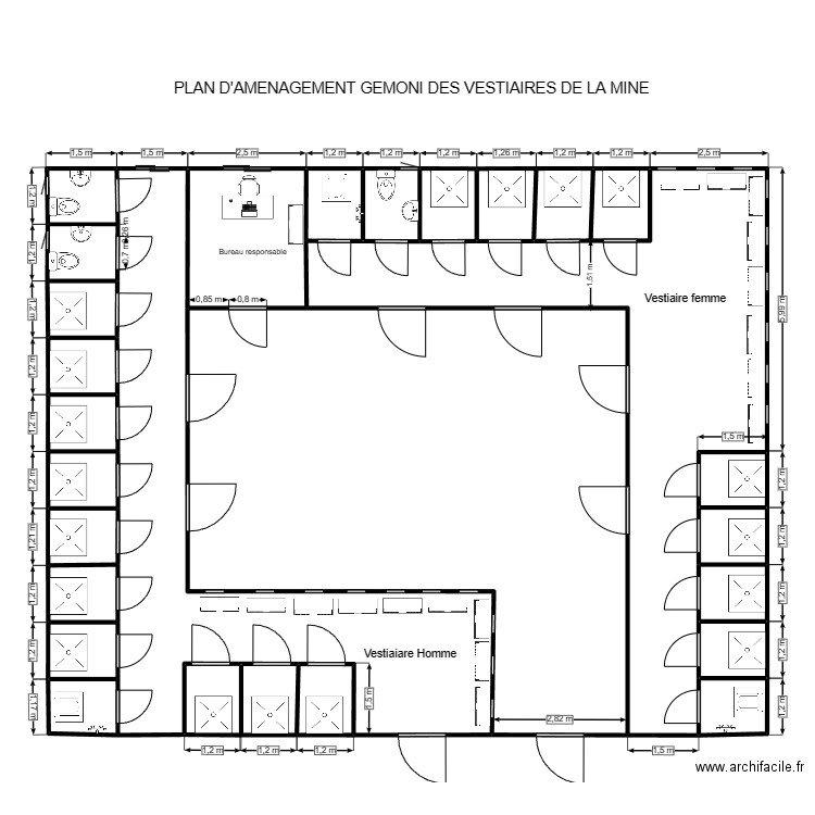 Plan 4. Plan de 26 pièces et 139 m2