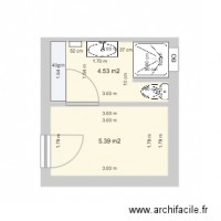 Plan Salle de bain Existant