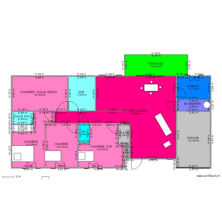 MAISON CHAUDRIN REY 5. Plan de 0 pièce et 0 m2