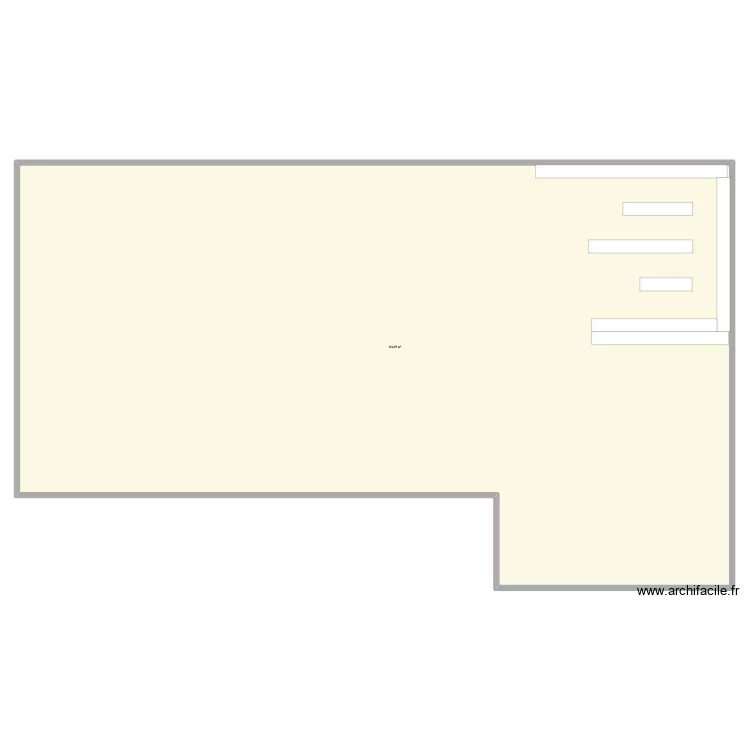 weldom. Plan de 1 pièce et 840 m²