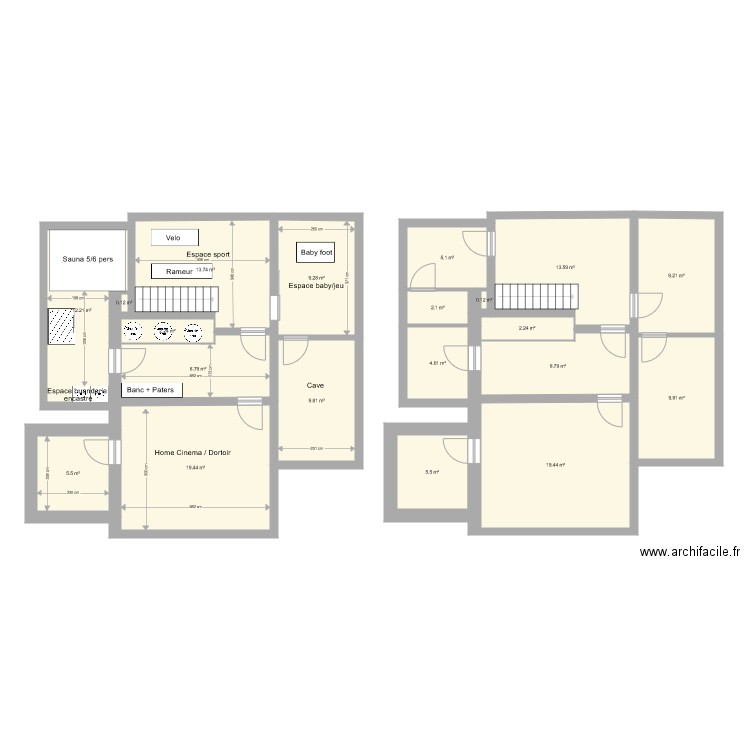 Chalet Chamonix SousSolv2. Plan de 0 pièce et 0 m2