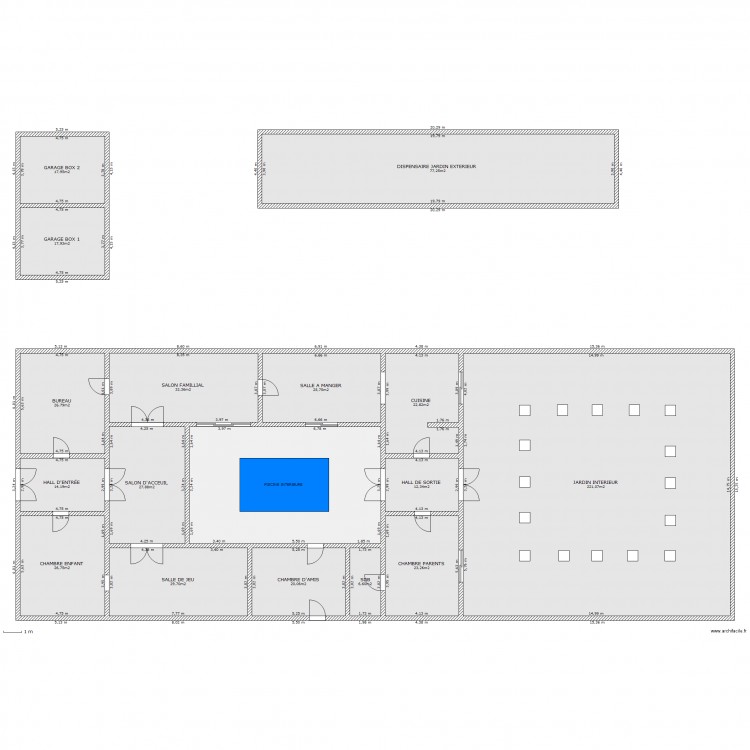 house 2. Plan de 0 pièce et 0 m2