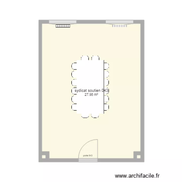 syndicat soutien 043. Plan de 