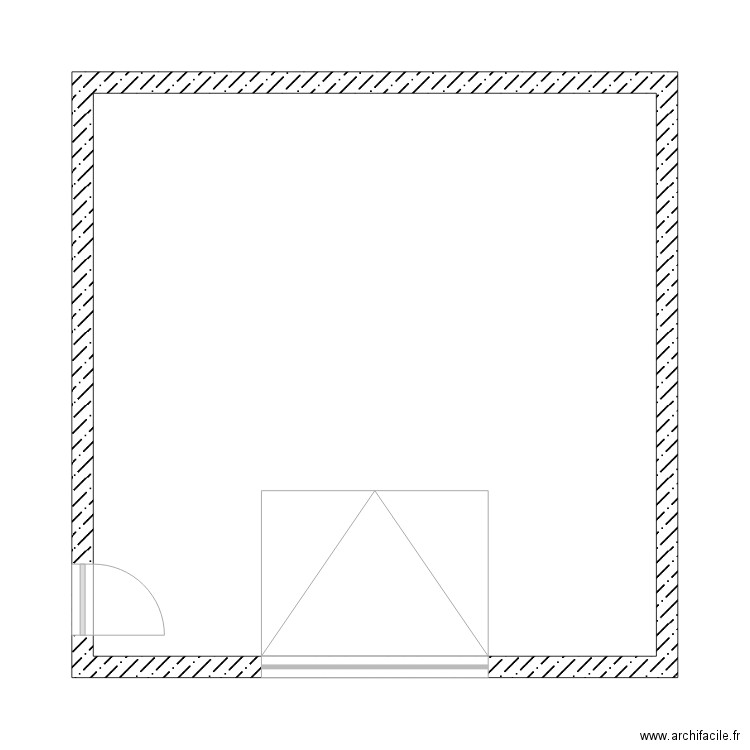 Croquis Garage Lambert. Plan de 0 pièce et 0 m2