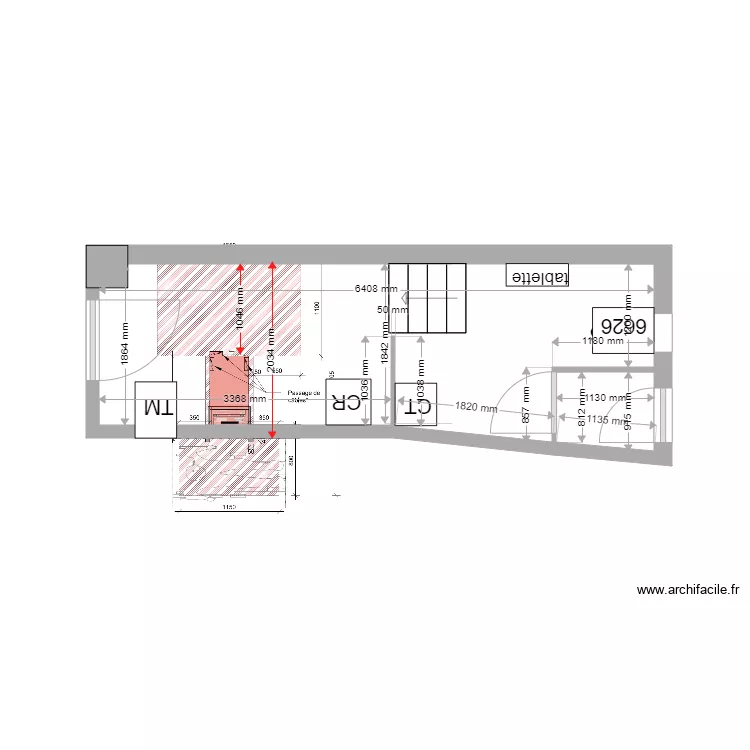 PLAN DE MASSE PROJETSIX FOUR CS4040. Plan de 