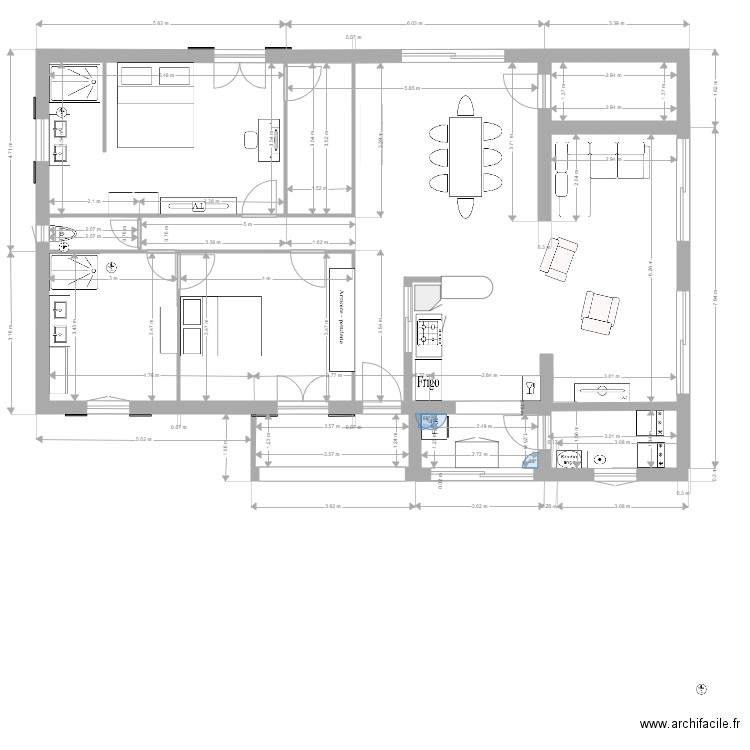 nouveau projet  plan au  sol correction  55. Plan de 0 pièce et 0 m2