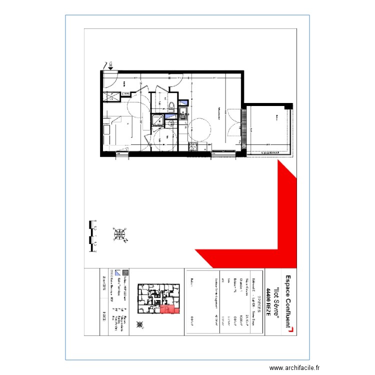 Avec plan. Plan de 0 pièce et 0 m2