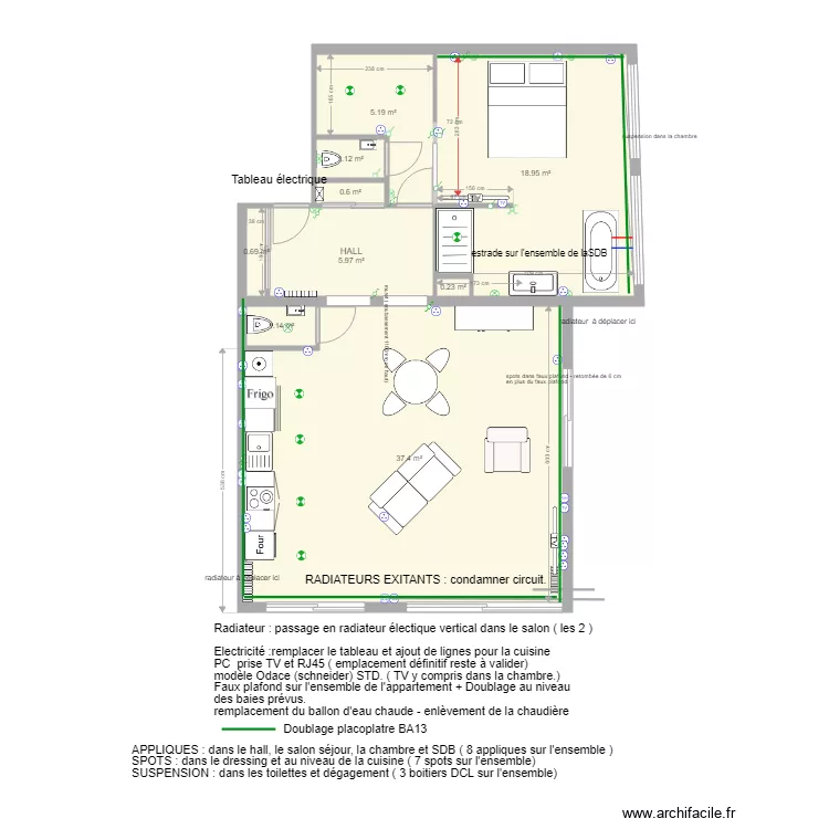 projet LE ROCH 4A1. Plan de 