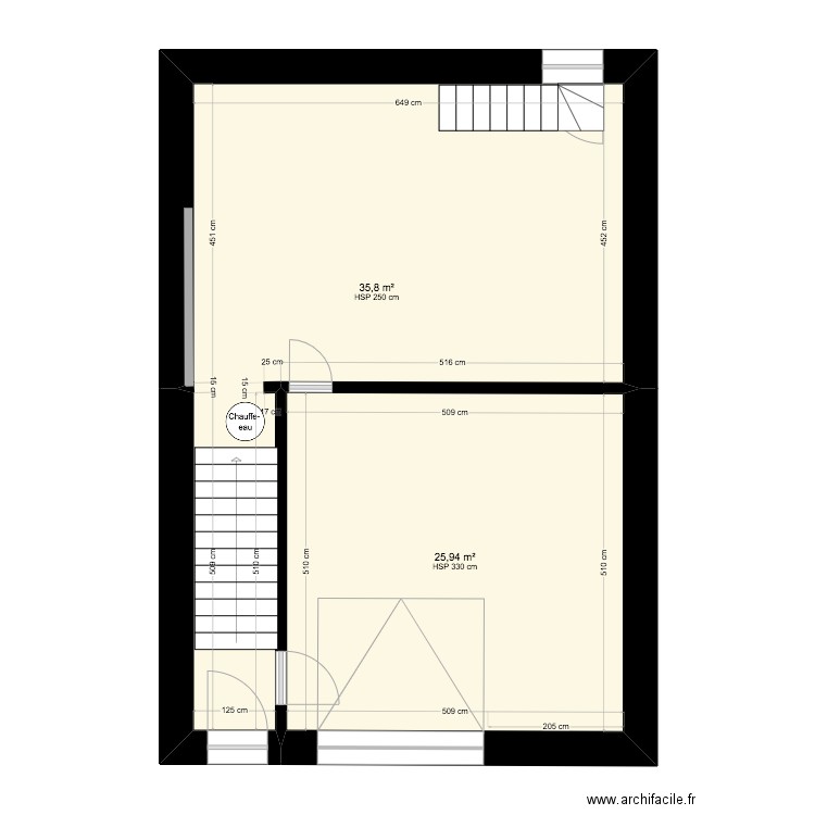 Plan définitif vide1. Plan de 14 pièces et 221 m2