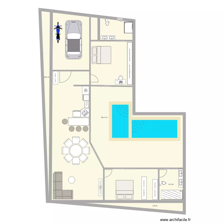 Pascal, Thaïlande. Plan de 4 et 216 m² Pascal, Thaïlande. Plan de 4 et 216 m²