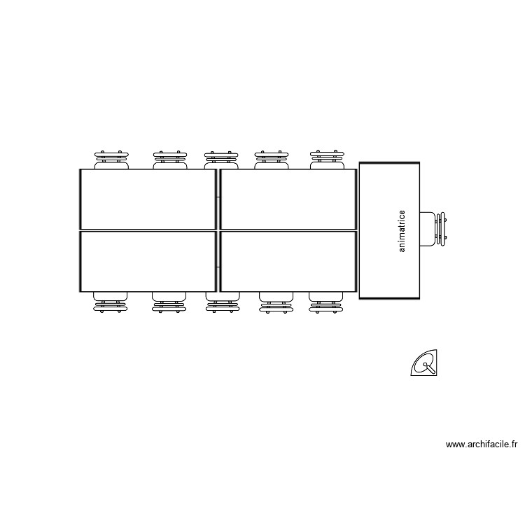 animation. Plan de 0 pièce et 0 m2