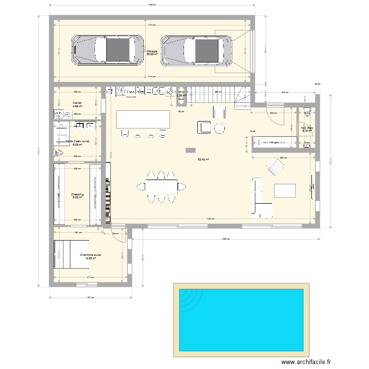 Maison OC. Plan de 0 pièce et 0 m2
