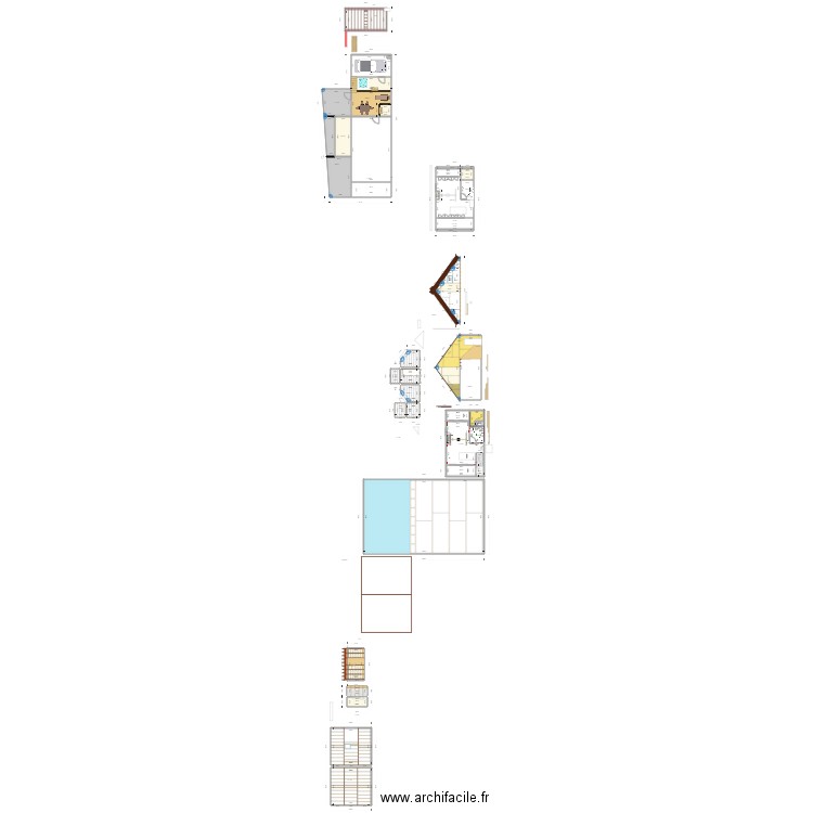 Travaux maison toit garage étanche lvl0. Plan de 0 pièce et 0 m2