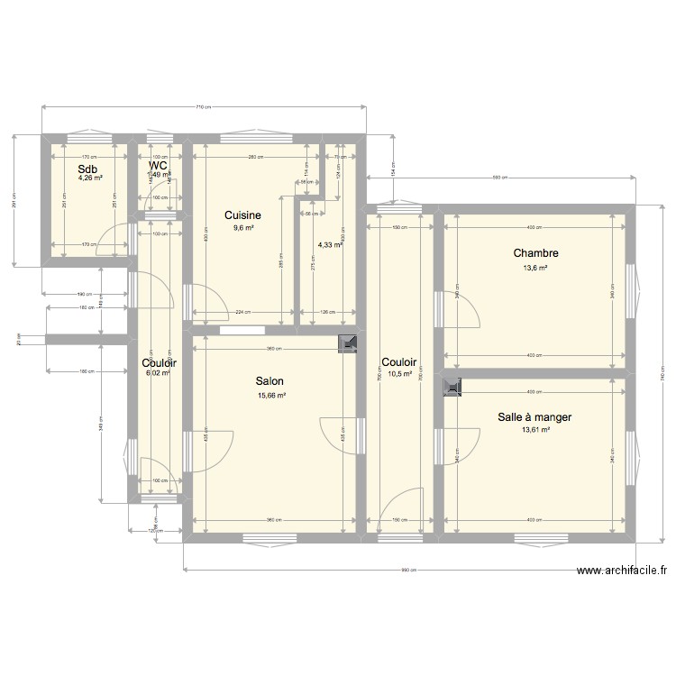 Maison mamy RDC. Plan de 0 pièce et 0 m2