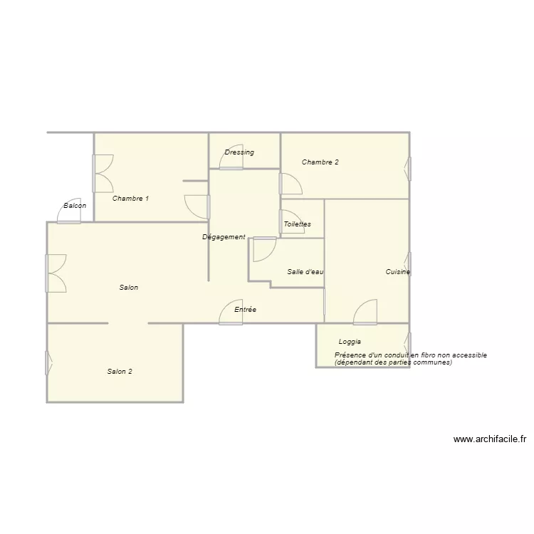 Croquis ARIBIA Amiante. Plan de 