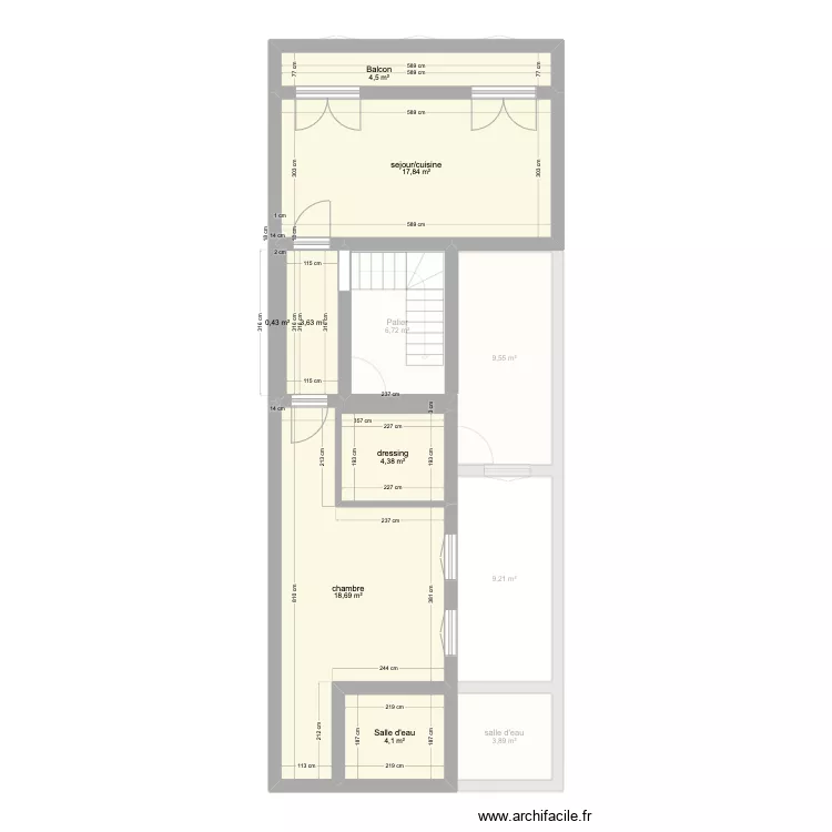 maison auch. Plan de 