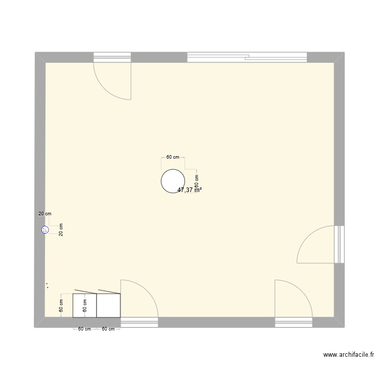 cuisine 32A Villerot. Plan de 0 pièce et 0 m2