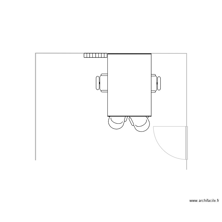 Bureau central infirmières Hameau de Saubagnac CH Dax. Plan de 0 pièce et 0 m2