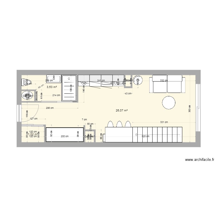 formigueres Lafage. Plan de 0 pièce et 0 m2