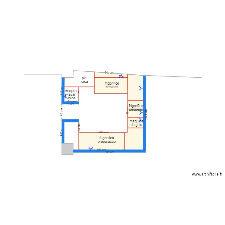 bar outsite 2. Plan de 0 pièce et 0 m2