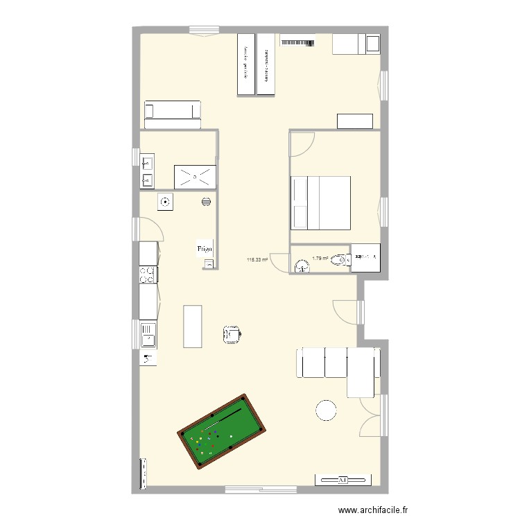 Maison. Plan de 0 pièce et 0 m2