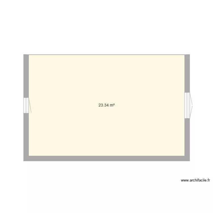 MUR DE 20 20 50 EN 640cm SUR 410cm EXTERIEUR. Plan de 