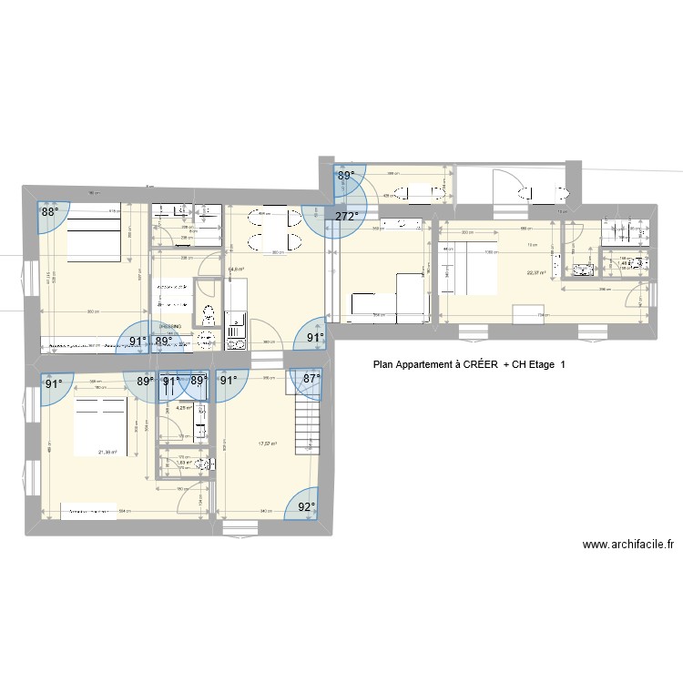 APPT . Plan de 0 pièce et 0 m2