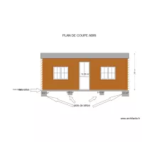 plan de coupe abri