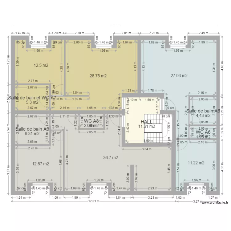 MENNECY3 Comble Luc. Plan de 