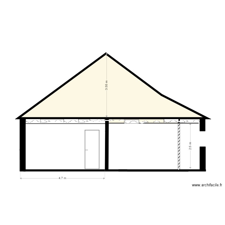 Coupe b. Plan de 0 pièce et 0 m2