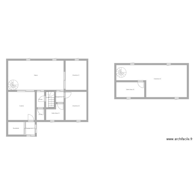 350601315. Plan de 13 pièces et 131 m2