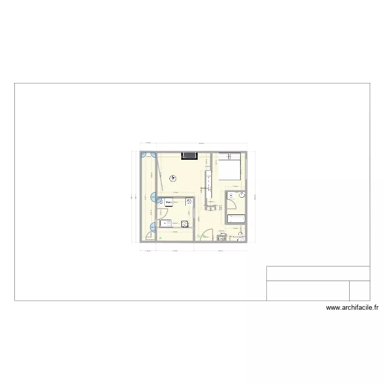 BAUQUIS. Plan de 6 et 47 m² BAUQUIS. Plan de 6 et 47 m²