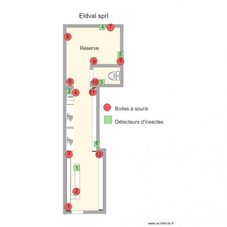 Eldval sprl. Plan de 0 pièce et 0 m2