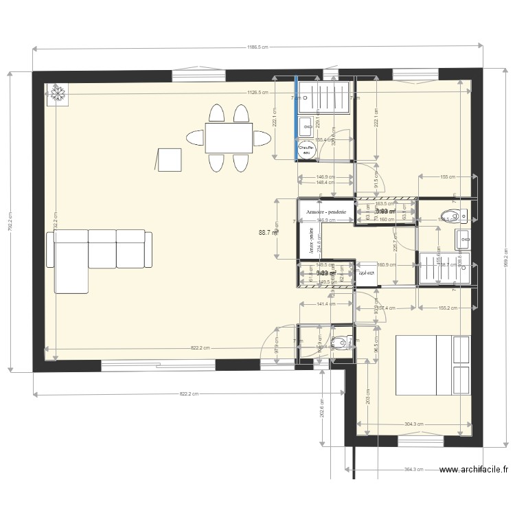 fanou. Plan de 0 pièce et 0 m2