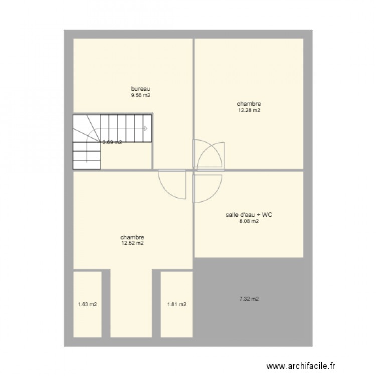 caillaud étage. Plan de 0 pièce et 0 m2