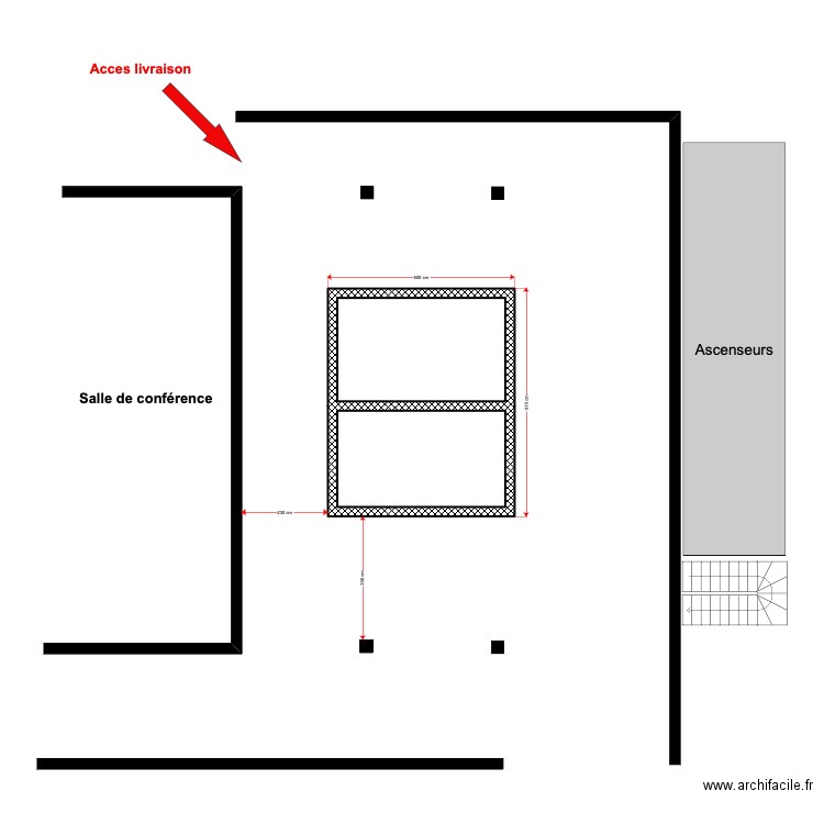 Implantation GESDA Léman Bleu Campus Biotech. Plan de 0 pièce et 0 m2
