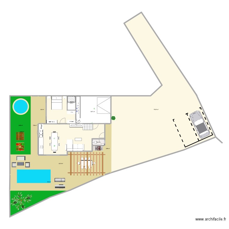 beaulieu. Plan de 12 pièces et 381 m2