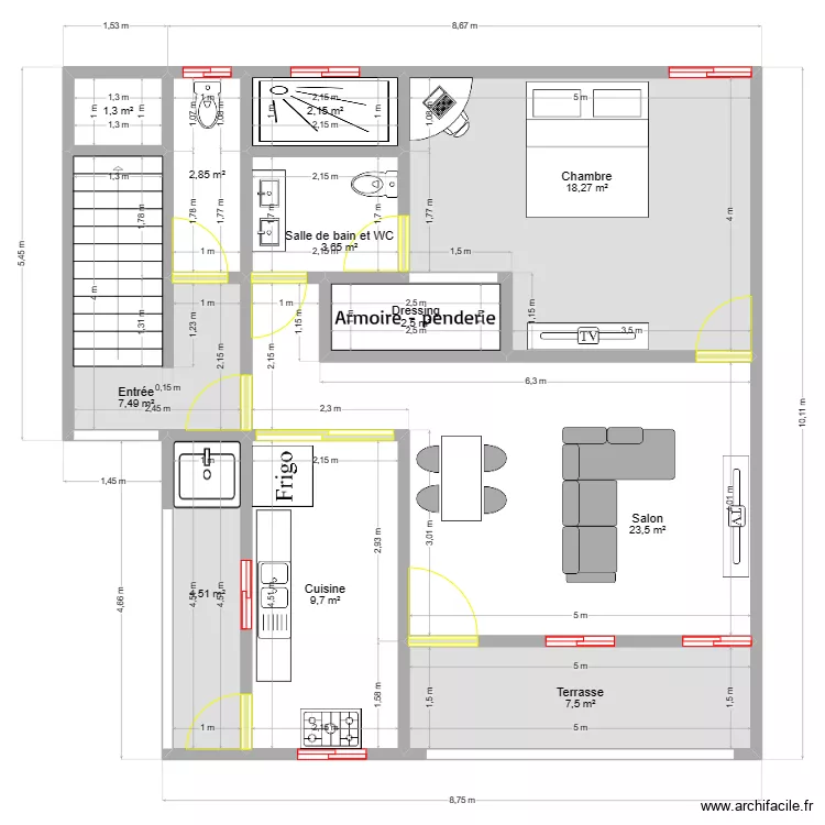 studios nkoltang . Plan de 