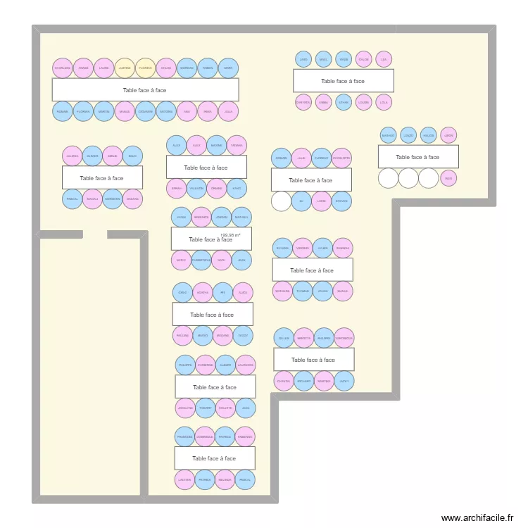 MARIAGE DERNIER. Plan de 