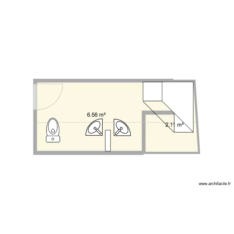 SDB haut villetrun 3. Plan de 