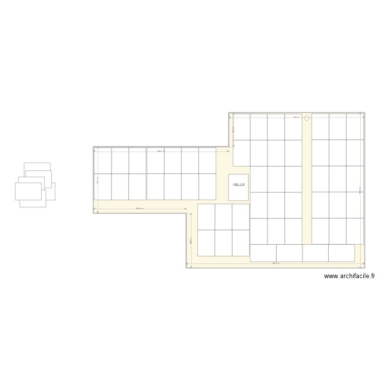 la troche toiture. Plan de 0 pièce et 0 m2