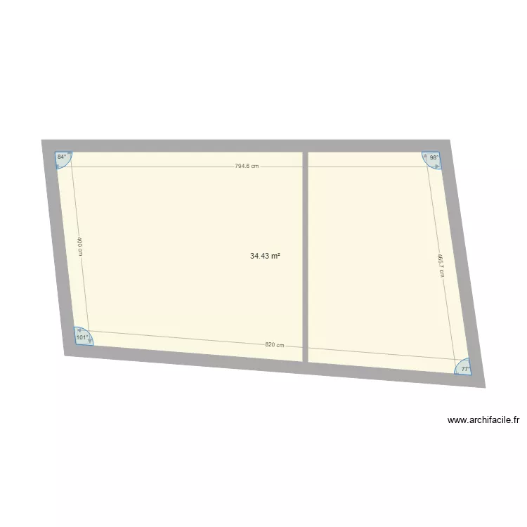 salle de bain. Plan de salle de bain. Plan de
